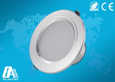 China Round Recessed Led Downlights White Lathe Aluminum 4 Inch Led Downlighters for sale