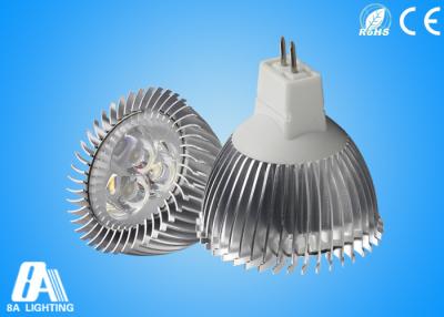 Chine Le haut plastique MR16 3w de lumen refroidissent la lampe chaude CQC d'ampoule de tache du blanc LED à vendre