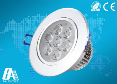 China Energy Saving Led Ceiling Downlights Ac 85v - 265v 560LM White Ceiling Lights for sale