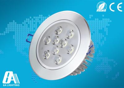 China Super Bright 9 Watt Recessed Ceiling Lights Cool White Beam Angle 45° 50hz ~60hz for sale