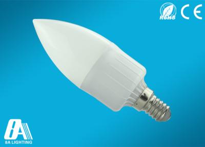 China Los bulbos 110V 220V de la vela de la máscara E14 3W LED de la PC del alto brillo refrescan blanco en venta