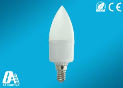 China Bulbos interiores de la vela de E14 LED 3 vatios, bombillas calientes del blanco LED para el hogar en venta