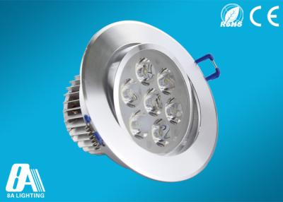 China Recessed Adjustable LED Downlight 7W , Brightness LED Bathroom Down Lighting for sale