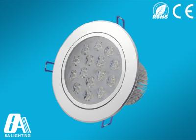 China Aluminum Round LED Ceiling Down light 85V - 265V 6000K , Commercial Led Ceiling Lamp for sale