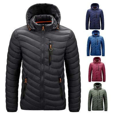 China Wholesale Breathable Outerwear Mens Winter Padded Bubble Coats Stripper Jacket Warm Cotton Insulated Mens Jacket for sale