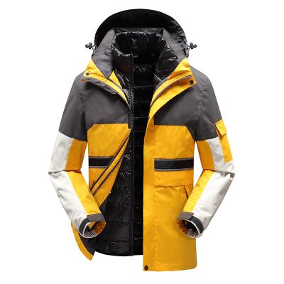 China New Design Breathable 3 in 1 Winter Outdoor Windproof Coat Unisex Technical Jacket with Removable Lining at the Bottom of the Double Jacket for sale