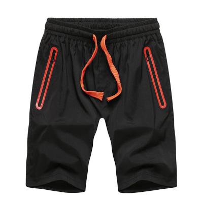 China Factory Direct Wholesale Men Street Wear Fashion Shorts Breathable With Color Zipper Pockets Blocked Drawstring for sale