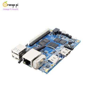 China Hot selling Oriange pi open source hardware development board 2021 single-board orange pi plus 2E H3 single-board computer with 2GB DDR3 SDRAM for sale