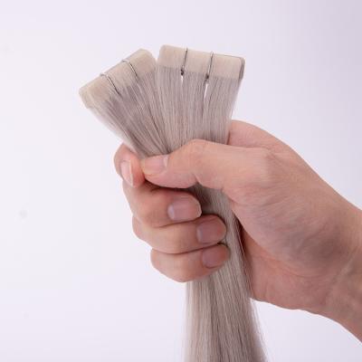 China Silky Straight Wave Or Customized 100% Raw Unprocessed Injection Skin Weft Tape In Human Remy Hair Extension for sale