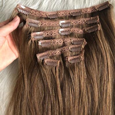 China 100% Silky Straight Wave Hair Extensions Factory Seller With Lace Clip Hair Extensions Wholesale Brazilian Braiding Hair Extensions For Woman for sale