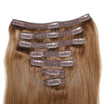 China Silky Straight Wave Hair Extensions Factory Seller With Lace Clip Hair Extensions Support Customization Double Draw Hair Braiding Extensions for sale