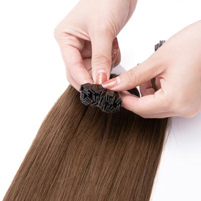 China Silky Straight Virgin Keratin U Flat Tip I Aligned Tip Hair Extensions Cuticle Straight Tip Hair Extension for sale