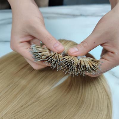 China The silky straight wave the factory produces the very hot and very popular hair high quality Nano Ring Hair It for sale