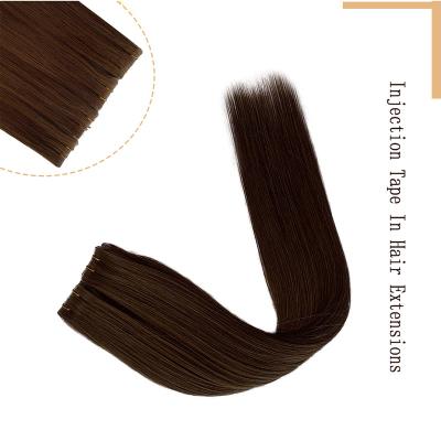 China No rejection. No tangling. Soft. Injection Shiny Good Quality 100% Virgin Skin Weft Tape In Hair Extensions Wholesale Invisible Tape Hair Extensions for sale