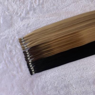 China Silk Straight European Remy I Tip Prebonded Hair 100% Real Hair Extension , Bond Me Tips Prebonded Hair Extensions for sale