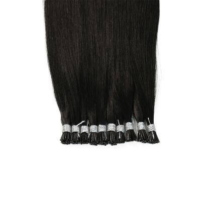 China Italy Silk Straight Strong Glue Virgin Wholesale Remy Hair Extensions Stick i Tip Supplier for sale