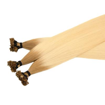 China Silk Straight Keratin Pre Bonded Hair Extensions Flat 100% Virgin Hair Double Tip Human Hair for sale