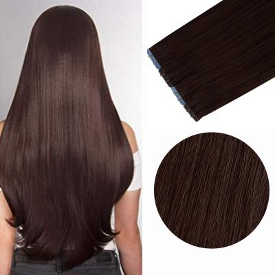 China No rejection. No tangling. Soft. Large Stock of 100 Remy Human Virgin Double Drawn European Shiny Good Quality Hair Extension Tape for sale