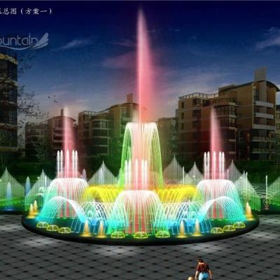 China El ajardinar decorativo del parque llevó la fuente de la agua ligera en venta