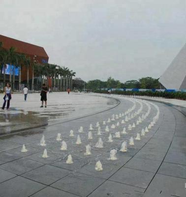 Cina Oriente Pietra Marmo Buco Pavimento asciutto Fontane RGB Luce sottomarina in vendita