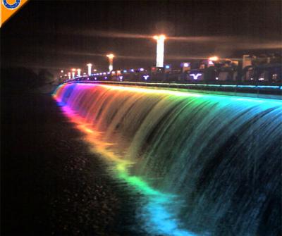 China Brücke Außengarten Wasserbrunnen Farbänderung zu verkaufen