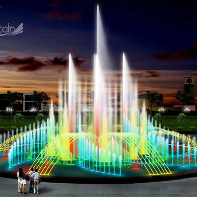 China Stainless Steel Atomized Water Fountain Perfect For Your Garden for sale