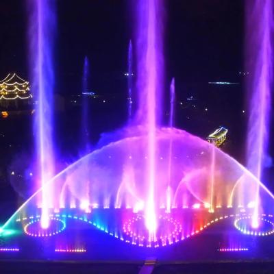 China DMX 512 or RGB Luminous Floating Fountain with Outdoor Laser and Remote Control for sale