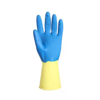 China Long Sleeve Latex Glove Water Proof Mechanical Industrial Household Kitchen Rubber Performance XINJIAN Gloves For Cleaning for sale