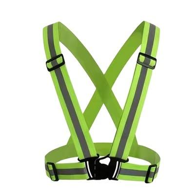 China Water proof Adjustable High Visibility Lightweight Elastic Reflector Security Reflective Safety Vest running sling Jogging, Walking Vest for sale