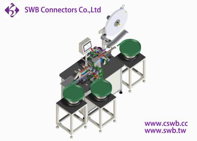 China LED Automatic Connector Assembly Machine Automatic Feeding By Vibrating Plate for sale