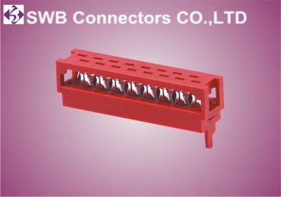 중국 이중 행 마이크로 경기 PCB 보드 IDC 소켓 커넥터 1.27mm 4 핀 - 26 핀 판매용