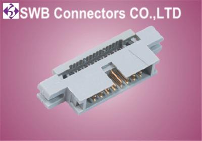 China Press Flat Cable Type Box Header IDC Socket Connector 2 pin - 5 pin 2.54mm Pitch for sale