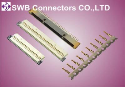 China Crimp Style Female LVDS Connectors , 14 Pin  Lvds 20 Pin Connector Straight Orientation for sale