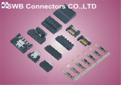 China Electronic  Male SATA Power Connector , Wafer and Terminal 1.27mm Pitch IDC Crimp Style for sale