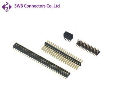 China Pin Header Double Row Board To Board Male Female Header Connector 1.27 Mm Pitch for sale