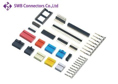 China PCB Insert Board To Board Male Female Header 2.54 Mm Pitch Double Row for sale