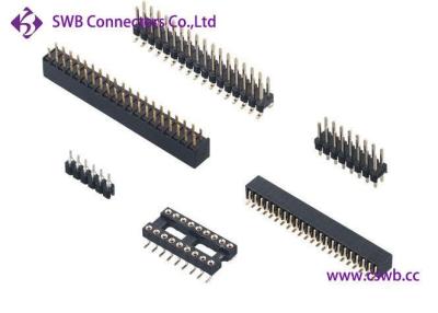 China SMT And DIP Board To Board Round Pin Connector UL E350787 UL94V-0 for sale