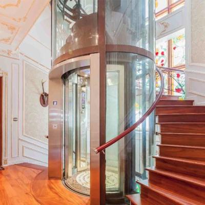 China Modern Comfortable Designed Observation Lift / Guided Lift With Machine Room for sale