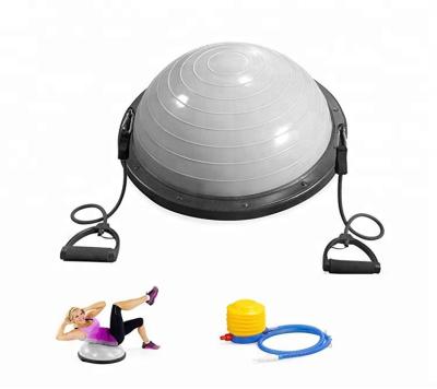 China Ball: Fitness Gym Yoga Trainer Half Ball PVC Compressor Anti Balance Half Ball Anti Burst for sale