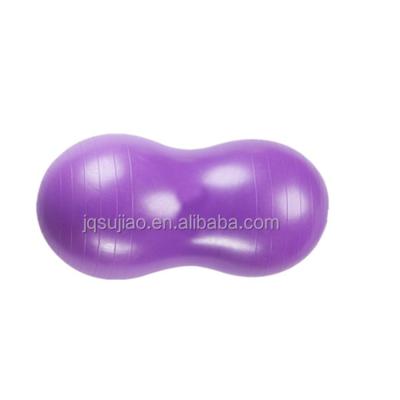 China PVC 1200g Soft Inflatable Massage Peanut Ball Gym Exercise Yoga Ball for sale