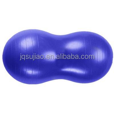 China Good Quality Gym Massage Exercise Fitness PVC Capsule Peanut Yoga Ball for sale