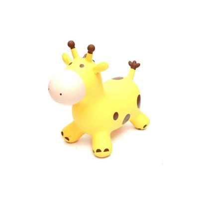 China PVC Inflatable Giraffe Inflatable Toy Ride On Animals Play for sale