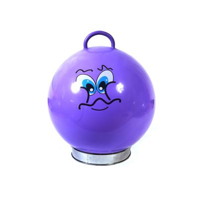 China Inflatable Toy Hopping Ball With Round Handle Gym Ball Bouncer Ball for sale