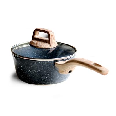 China Sustainable Die Cast Aluminum Non Stick Spotted Pan With Lid For Gas And Electric Stove Top Pan for sale