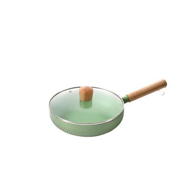 China Durable Forged Aluminum Stove Stick Cookware Non Cooking Pot Easy To Clean With Bakelite Handle for sale