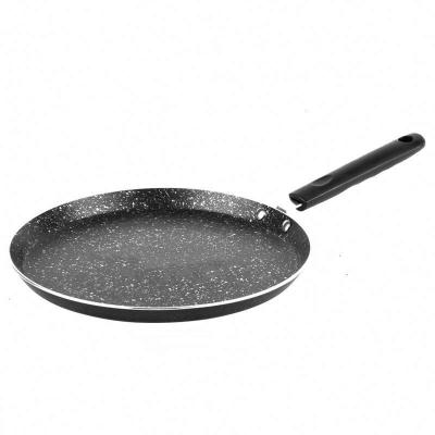 China Aluminum Stamped Non-stick Pizza Pan Useful Crepe Pan of New Nordic Simple Minimalist Style Cookware for sale