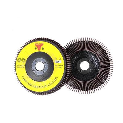 China Wholesale Plastic Vertical Net Cover Page Metal Factory Flower Diamond Steel Buffing Wheels Polishing Vertical Paddle Wheel for sale