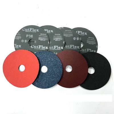 China Hot Selling Stainless Steel Ceramic Zirconia 3m Fiberglass Disc Polishing Abrasive Wheel Round Sanding Disc for sale