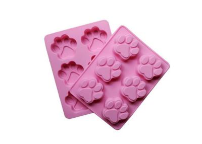 China Cute Design , Food Grade , Non - Stick , Animal Footprint , DIY Silicone Cake Mold for sale