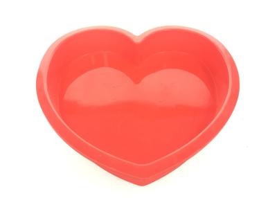 China Eco - Friendly , Food Safety , Reusable ,Heart Shape ,  Silicone Cake Pan for sale